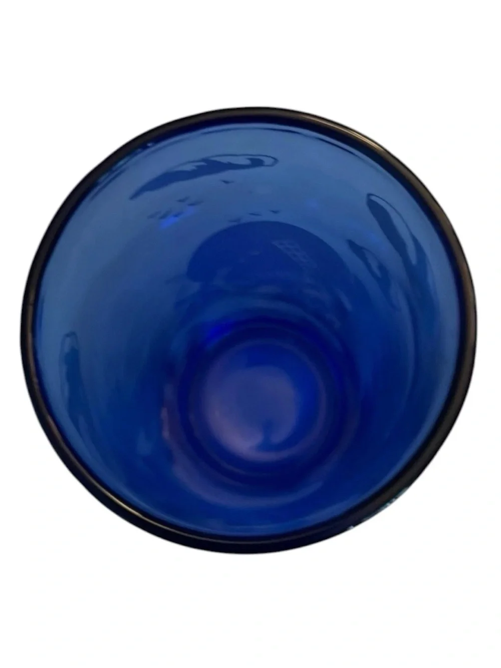 Vintage Hazel-Atlas Art Deco Cobalt Blue Windmill Cocktail Shaker